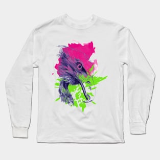 Colorfull eagle - Bird portrait artwork Long Sleeve T-Shirt